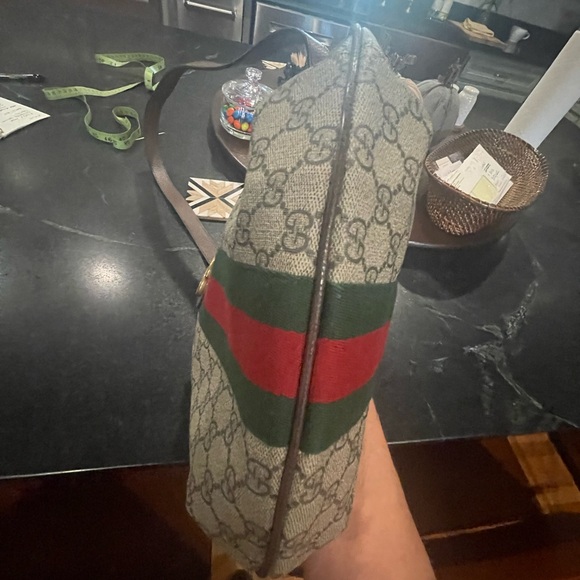 Authentic Gucci Ophidia half moon monogram small hobo - Picture 9 of 11